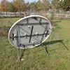 Plastic foldable round table HDPE material