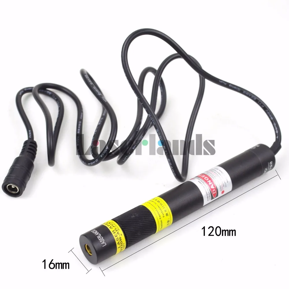 
16*120mm 405nm 20mW 50mW 100mW Blue Violet DOT LINE CROSS Laser Module Diode LD  Adapter 