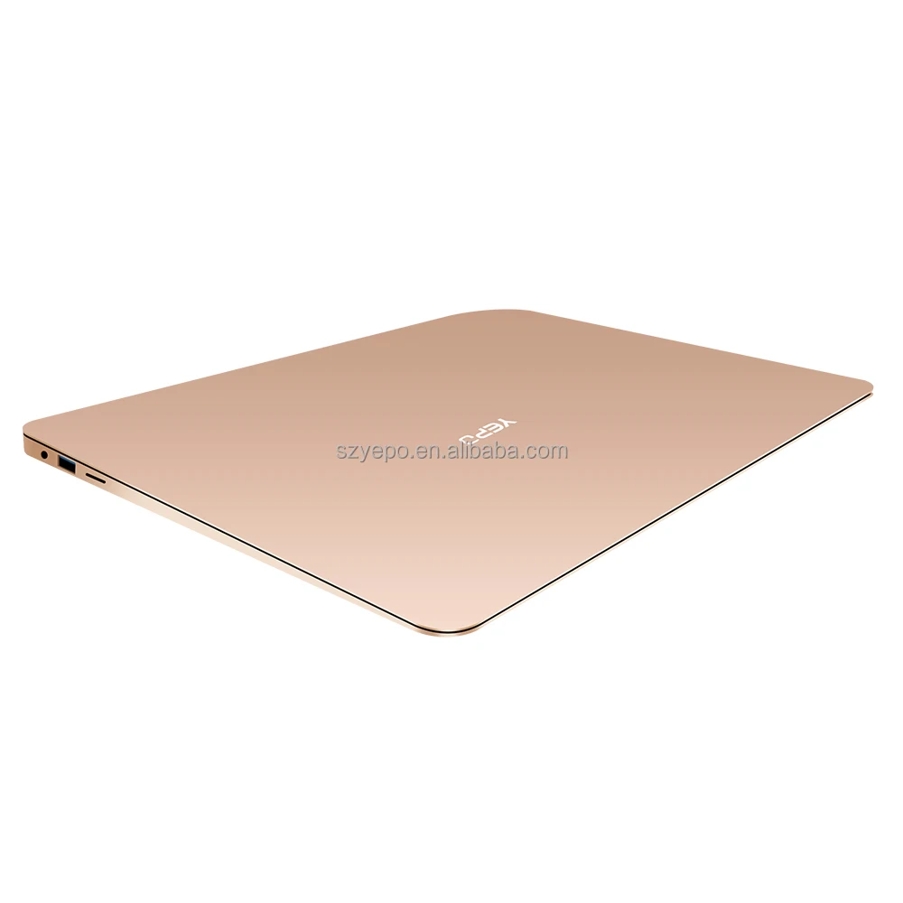 

New arrival 13.3 inch Apollo Lake Laptop Ultrathin golden Metal case Notebook PC