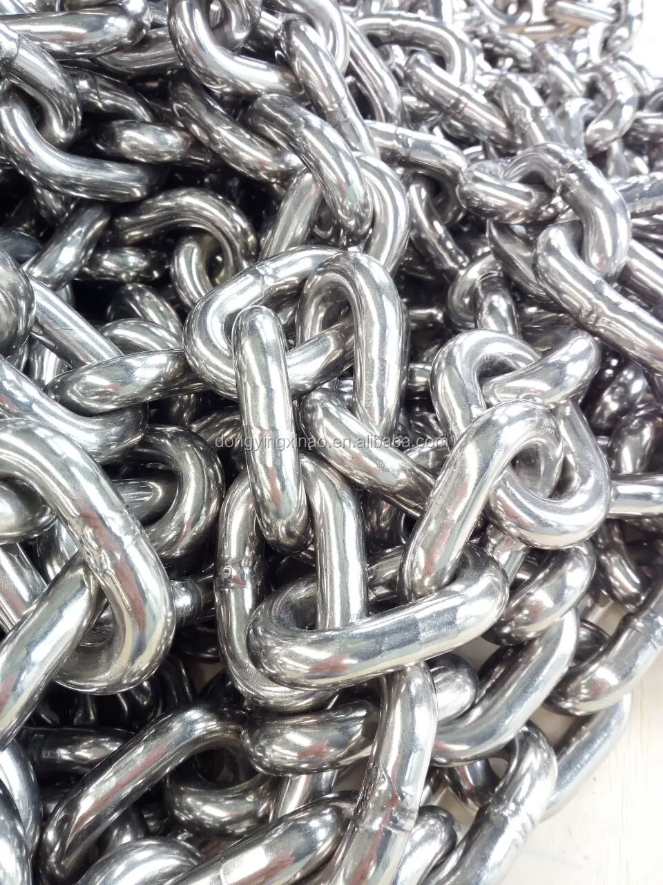 VEITHI 316 Stainless Steel Boat Anchor Chain - 1/4" Diameter X 6 Foot With Two 5/16" Shackles