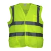 BEST High-Visibility Class 2 Vest with 2" Reflective Tape and Zipper Closure for Night Safety Work