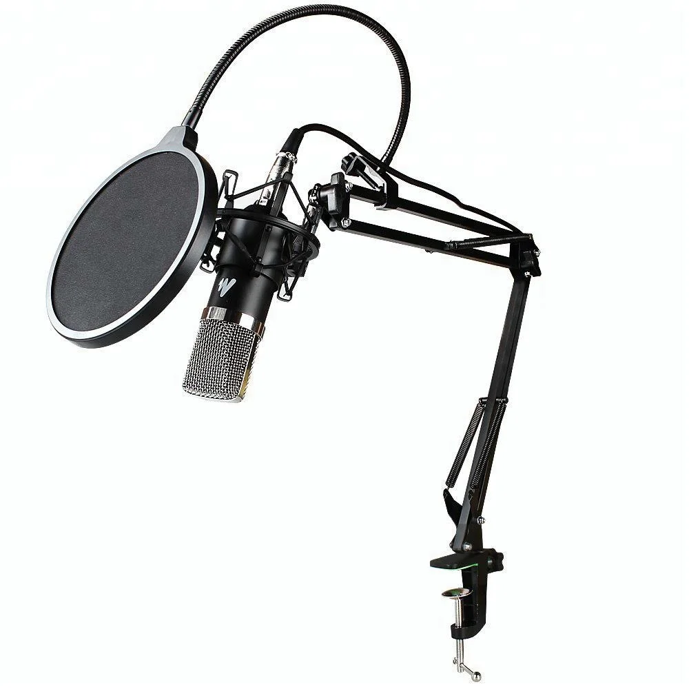 High quality metal shell BM800 recording condenser microphone for podcasting