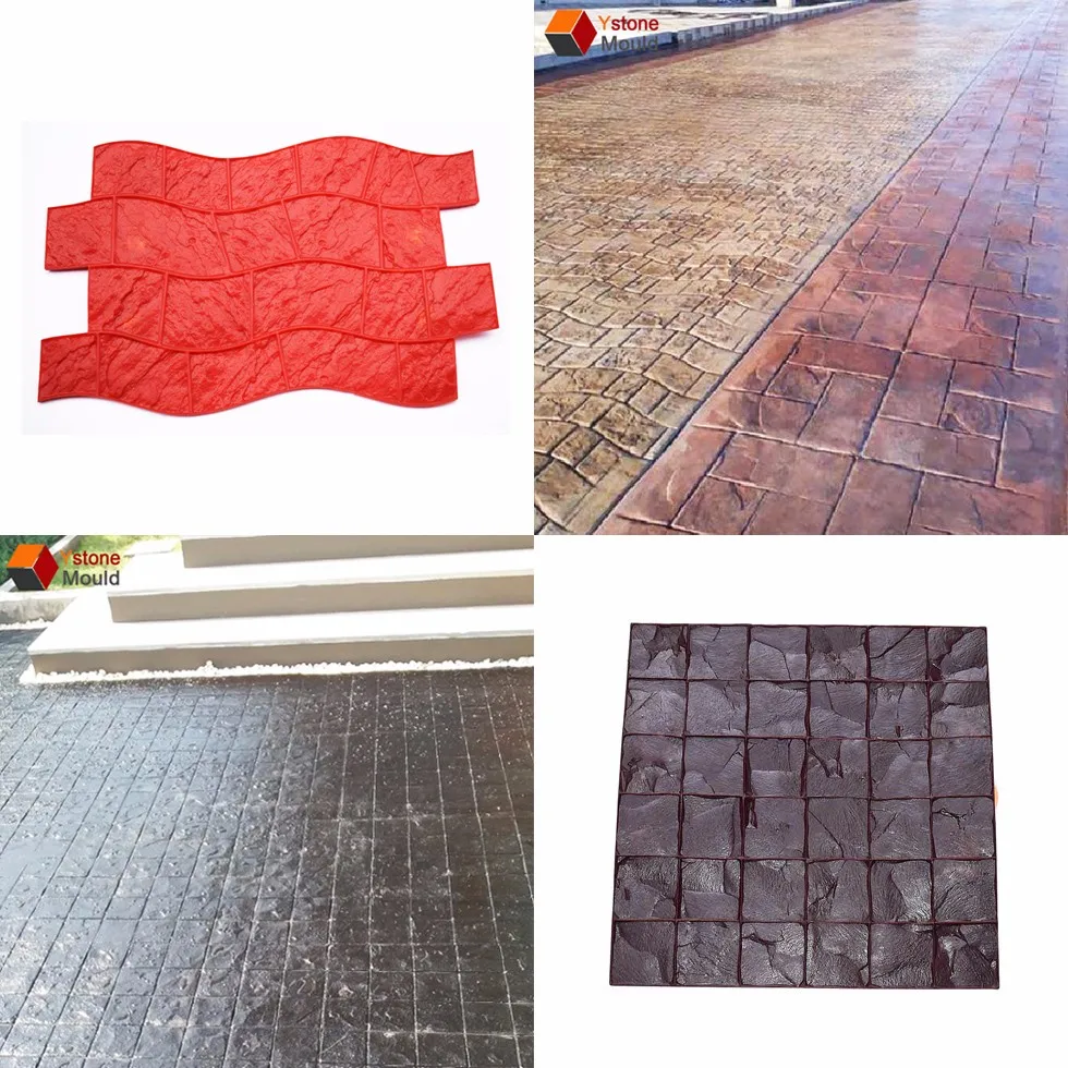 Flexible Rubber Patio Royal Ashlar Slate Concrete Stamp Mats Buy Slate Concrete Stamp,Stamp
