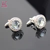 metal copper artwork cufflinks and studs