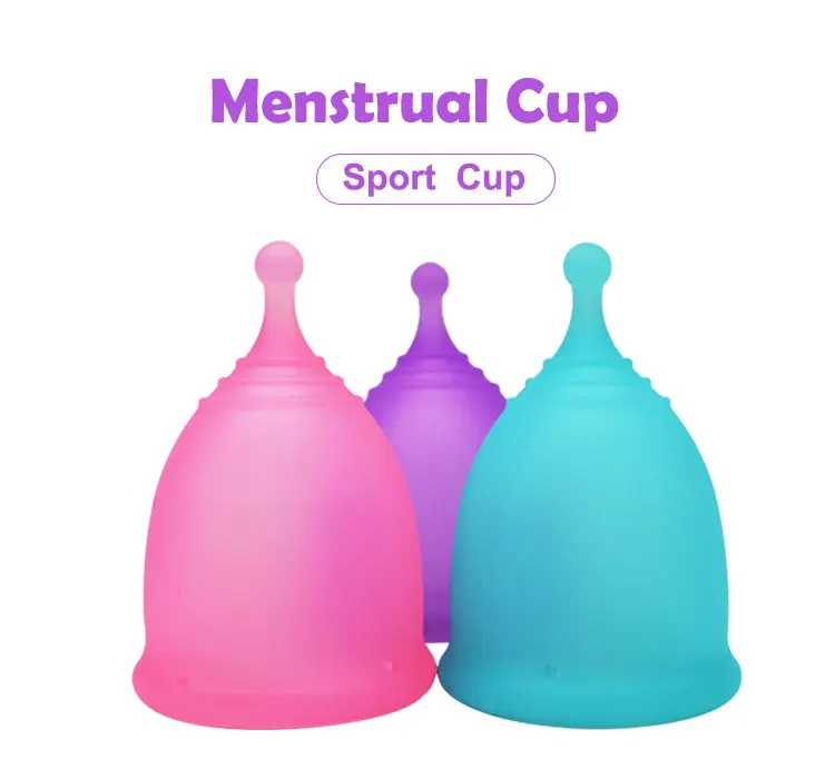 Iso 13485 Medical Grade Silicone Girls Period Copa Menstruation Cup 8909