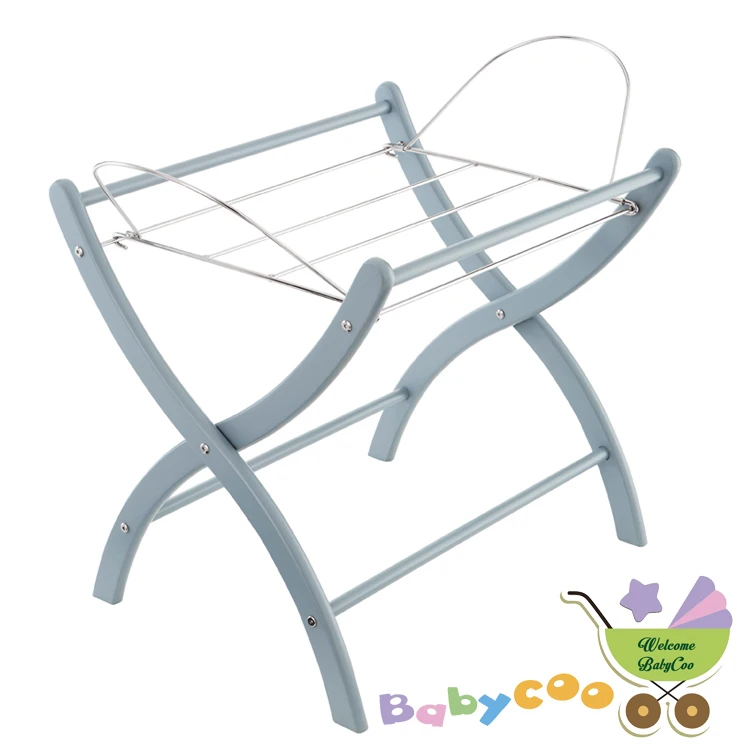 foldable moses basket stand