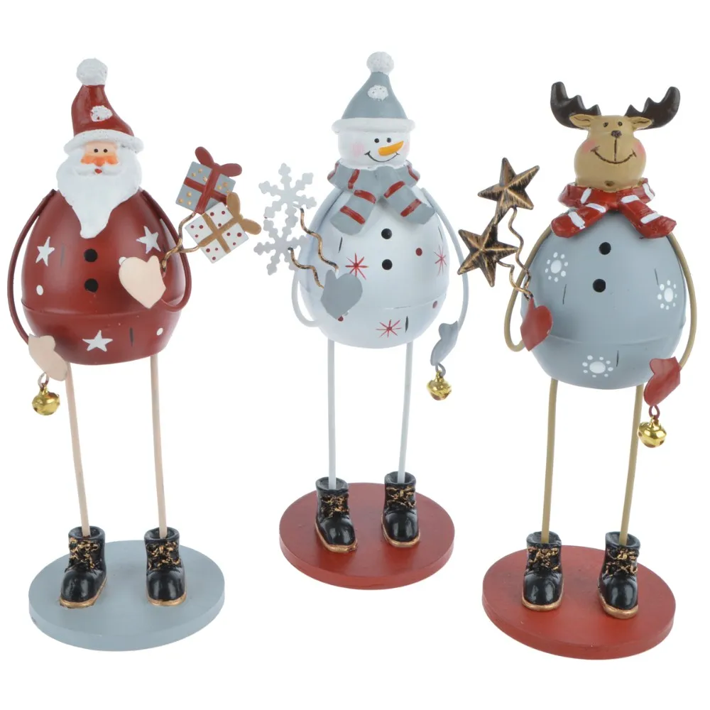 santa and reindeer figurine