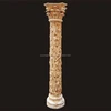 hand carved marble pillars with figure carving