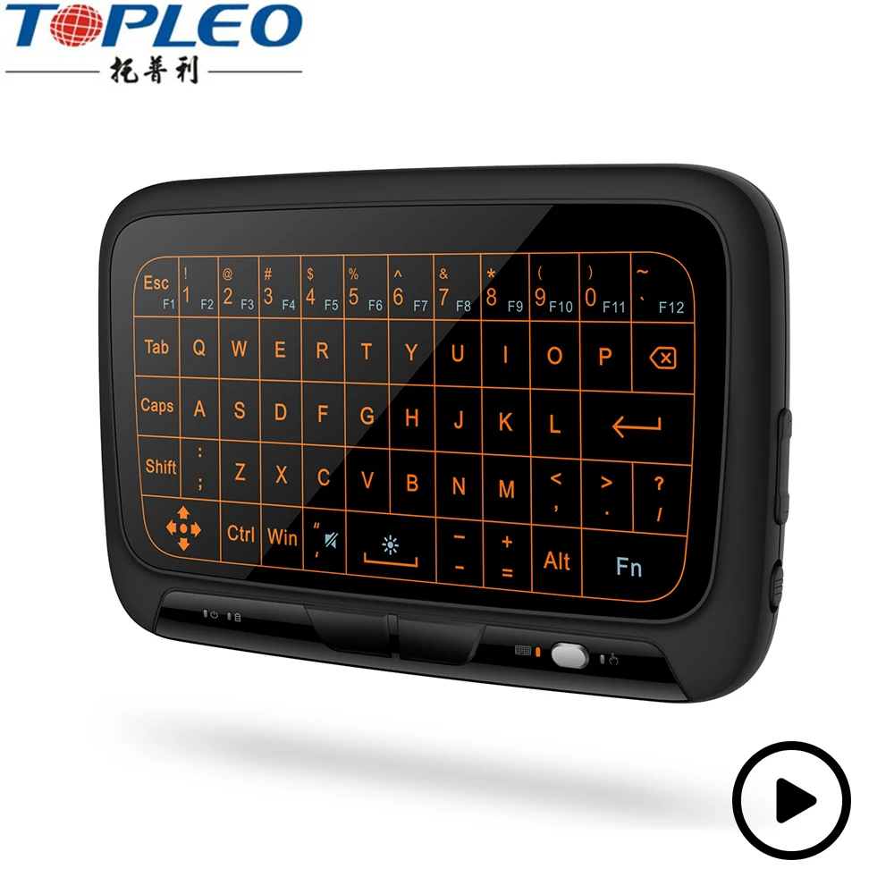 

Latest technology new product H18 2.4G wireless backlit touchpad keyboard mouse combo