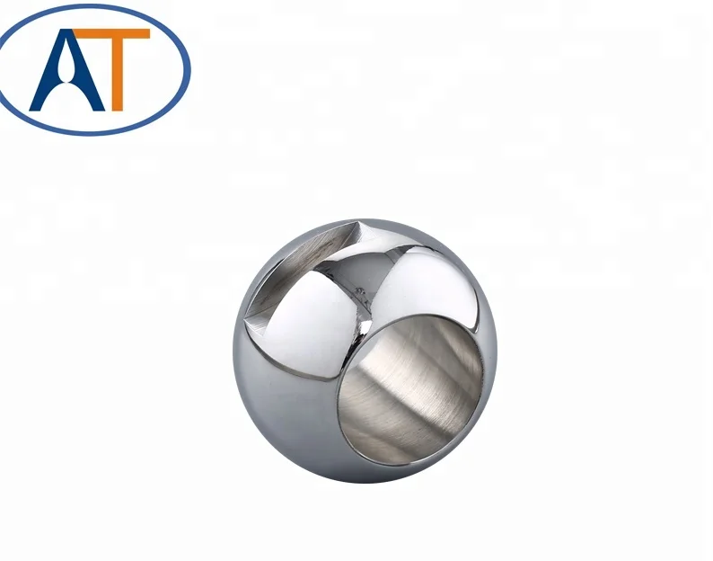 
China supplier explosion-proof hole stainless steel straight through floating valve ball for ball valves 