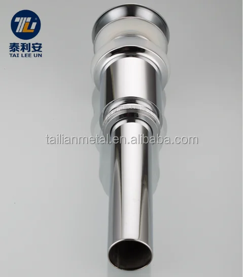 
Deft design fitting a drain pipe extended bath pop up waste 