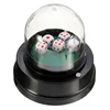 New Sale Automatic Dice Roller Cup Rolling Machine Battery Powered Pub Bar Party Game Play With 5 Dices Black