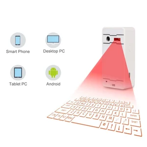 Mini Portable F3 Virtual Laser Projection Keyboard Wireless Speaker for Smartphone and Tablets
