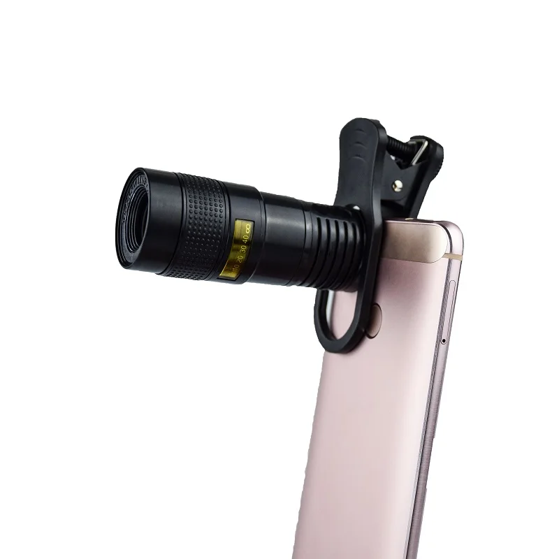 

Hot Selling On Amazon 2018 8X Telephoto Telescope Zoom Lens For Phone Camera, Black