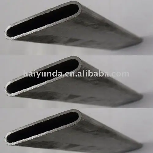 
Welded Flat Oval Steel Tube 