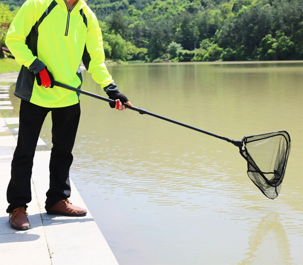 Fishing Landing Net With Telescoping Pole Handle Foldable,Telescoping ...