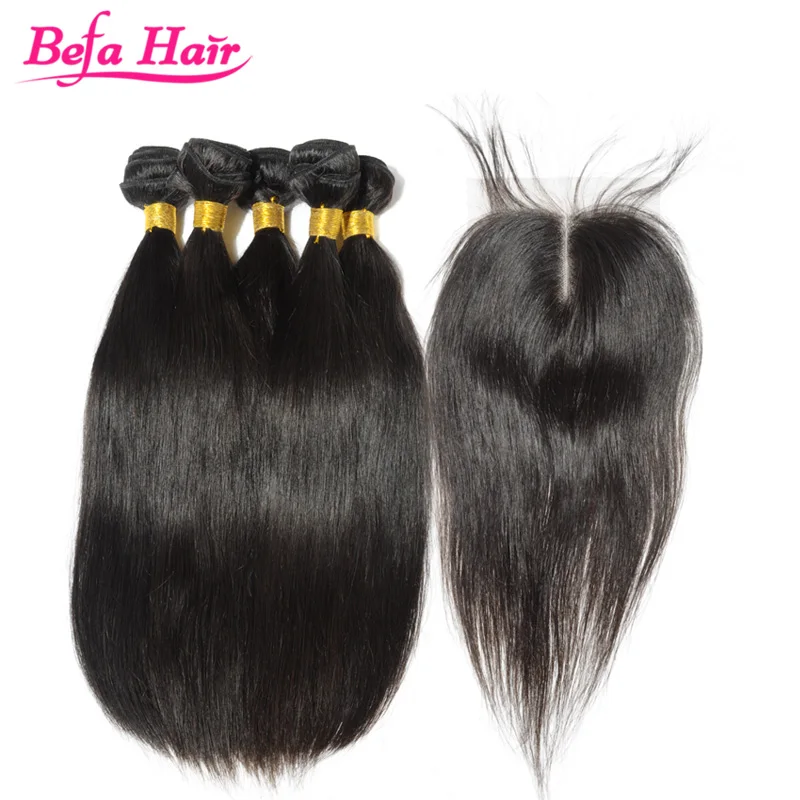 Befa Hair Wholesale 100% Virgin Remy Malaysian Straight Hair With Free ...