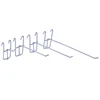 Wholesaler cheap chrome wire mesh hooks gridwall display mobile hooks shopping metal stand