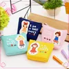 promotion gift custom logo coin pouch colorful canvas purse New York hottest small cartoon coin wallet purse free sample