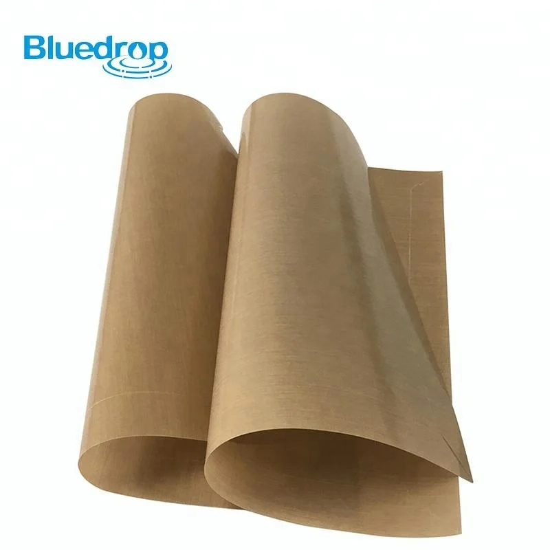 

Bluedrop PTFE non-stick industrial oven liner sheets USA full size bakery BBQ sheets 42X62CM, Brown