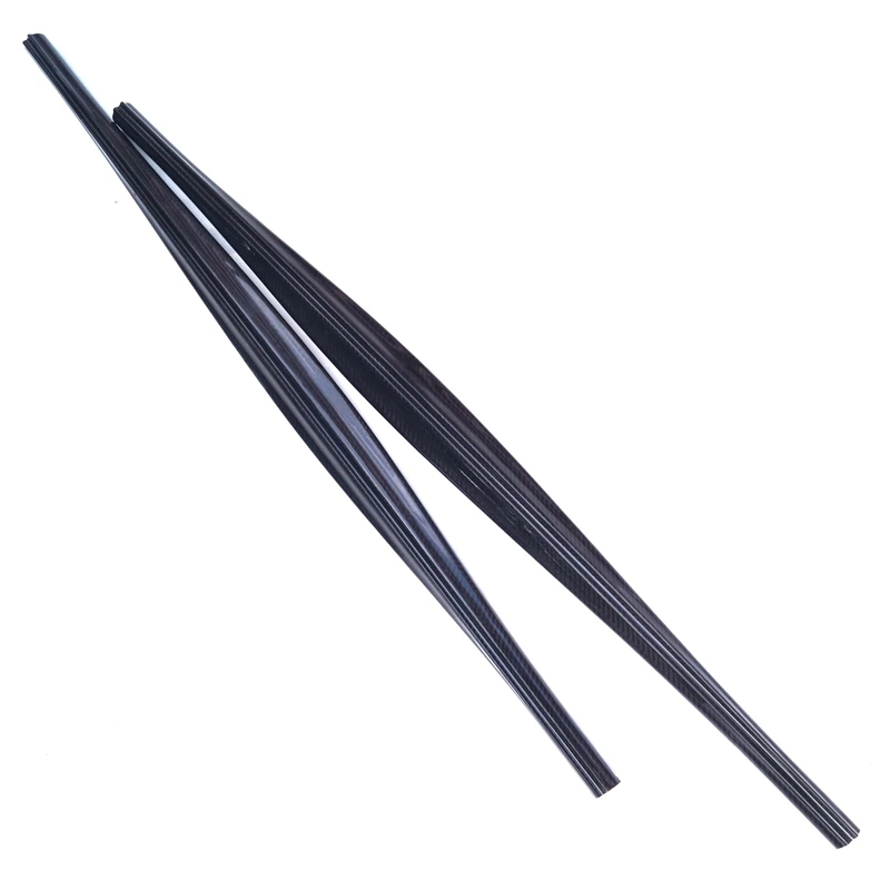 

3k twill matte spearfishing carbon fiber oval tube for spearfishing barrel, Black