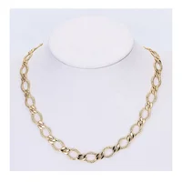 

China Wholesale 24 Karat Gold Plated Jewelry Italian Gold 14K Chain For Women