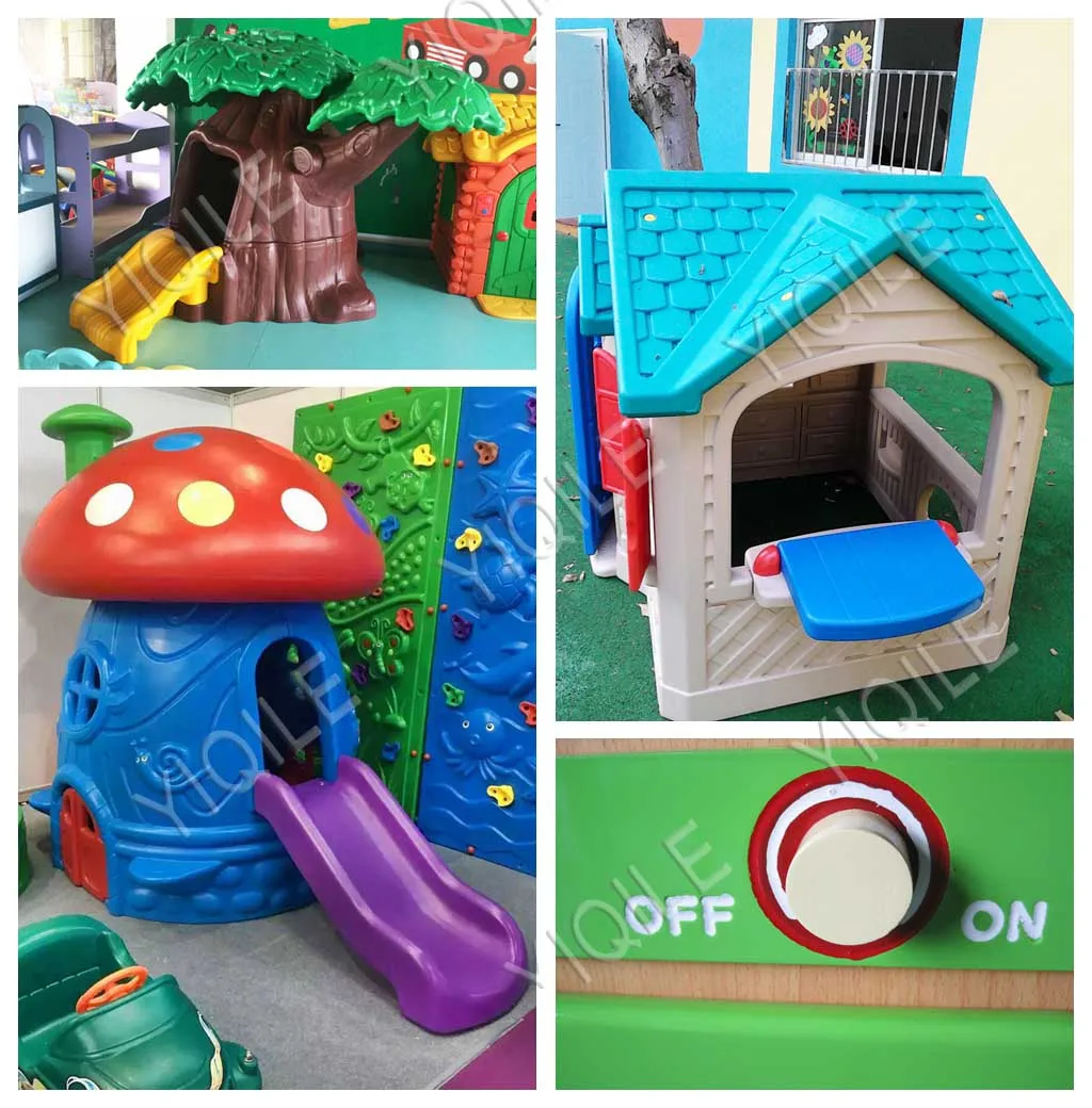 Yiqile High Quality Kids Playground Equipment Sets Mushroom Shape Slide