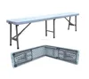 2019 new style modern outdoor used plastic folding bench for party,wedding and garden