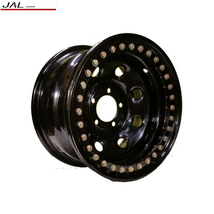 Black Beadlock Wheel 16 X 8 165.1 4x4 Wheel Rim For Suv ...