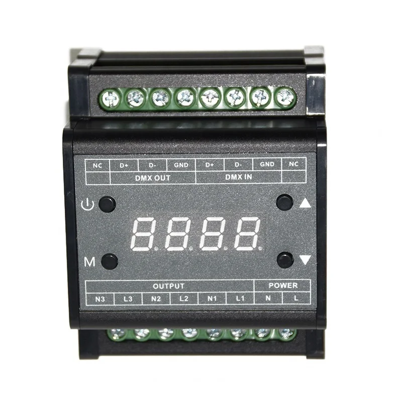 

DMX 0-10V Dimmer 110V 220V 230V 240V DMX Signal to 0-10V LED Dimmer