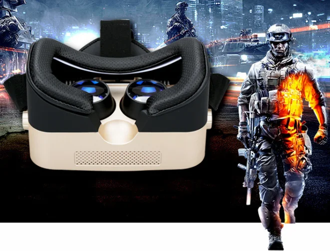 
Patented 3D VR Headset Virtual Reality Glasses for iPhone & Android Compatible with 3.5-6.3 inch screens 