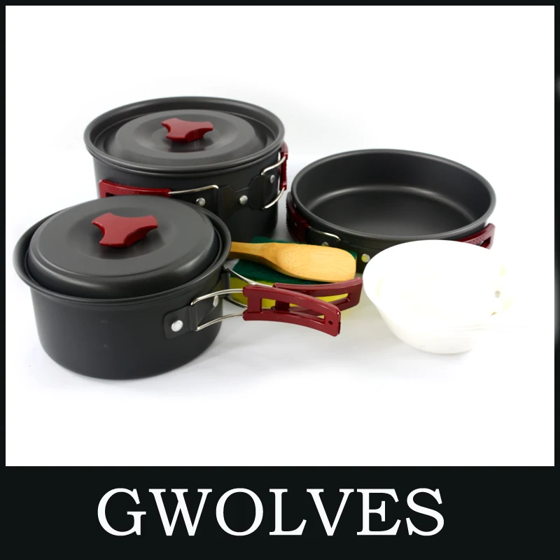 aluminium cooking pot set