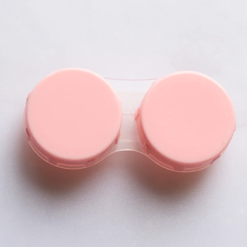 
Freshgo Pure Color Blue Pink White Black Contact Case Lens Case 