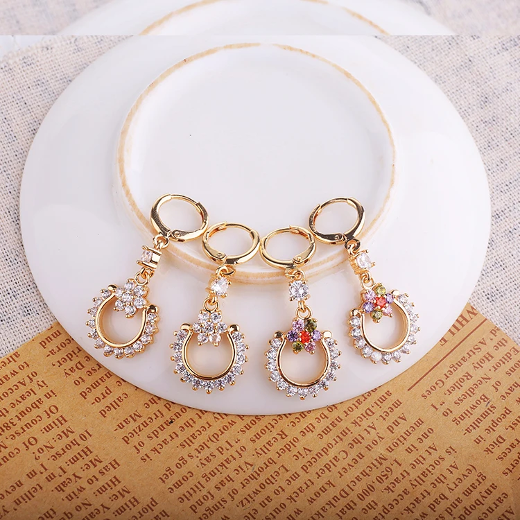 Bali Jewelry Rhinestone Princess Accessories Stick Earring