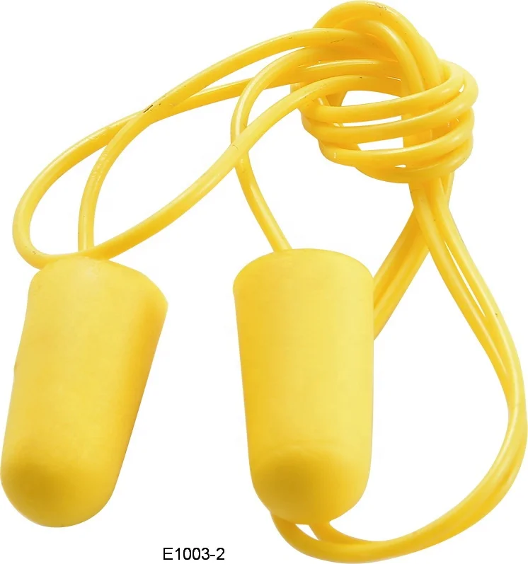 

Fashionable Promotion Personalized Hot sale precision PU foam ear plug yellow color