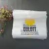 custom logo print biodegradable small garment slider plastic zip lock bag for sock/hoodie/cosmetics packaging