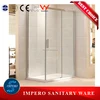 tempered glass adjustable shower screens for Australia and New Zealand standard shower room
