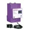 Din rail RS485 remote communication black or purple LCD display 4 digital lightning arrester surge current lightning counter