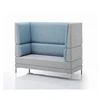 Banana color L shape office sofa bench,office leisure sofa couch,library furniture in Palace modular sofa