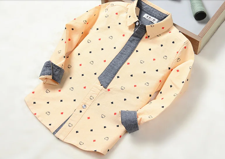 
top name brand children corduroy dress new style patter boys shirts 