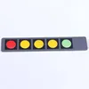 5 keys graphic overlay key membrane keyboard membrane switch