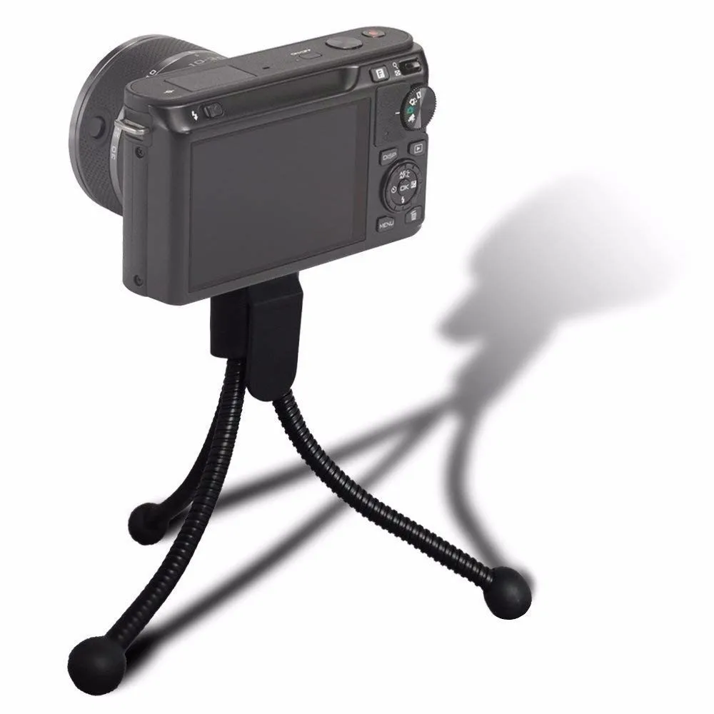 Mini Flexible Tripod With Spider Legs For Compact Digital Cameras And