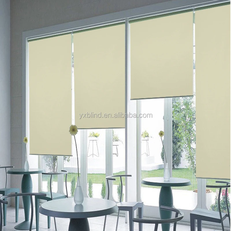 

fireproof roller combi shades blackout fabric waterproof roller blinds, Customer's request