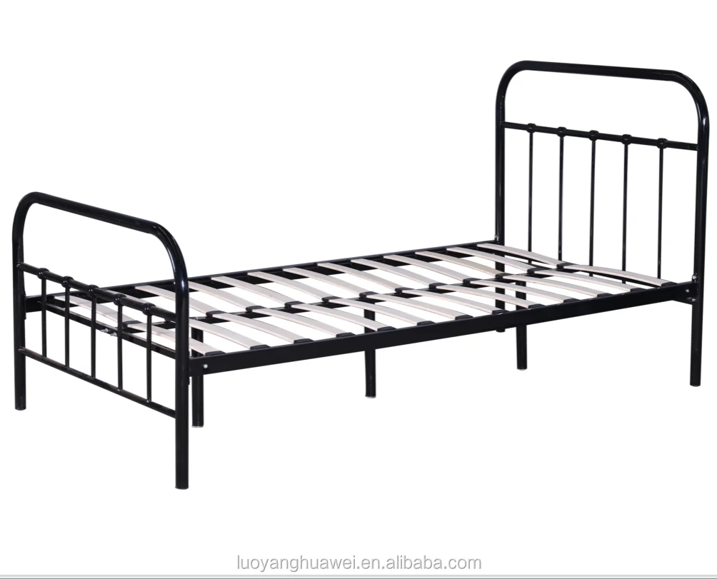 Wholesale Bedroom Furniture Metal Bed Frame Steel Bed Latest Metal ...