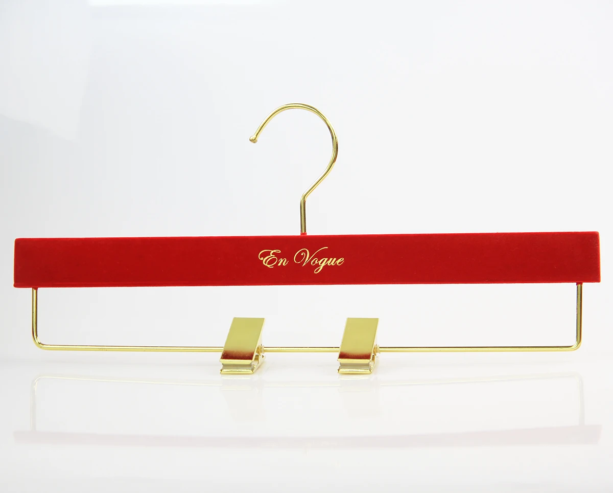 Red Velvet Plastic Hanger For Women Coat With Logo Buy Red Velvet