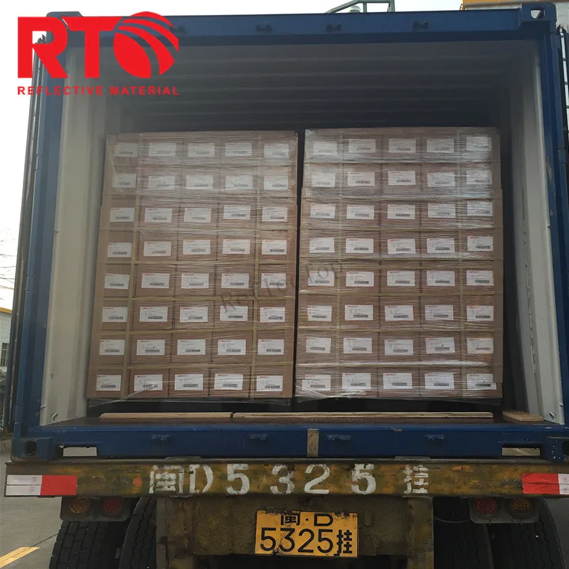 5.08cm* 45.7m Professional Supplier For Acrylic/PMMA Reflector Reflective Sheet Sheeting Sticker With Adhesive for Truck Trailer supplier