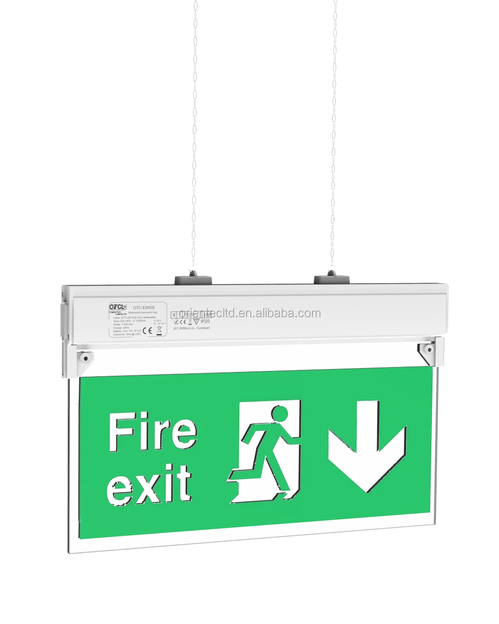 
OT-E805S Hot in Argentina led Exit sign 