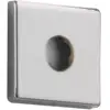 Anodized silver white handrail fence post base plate