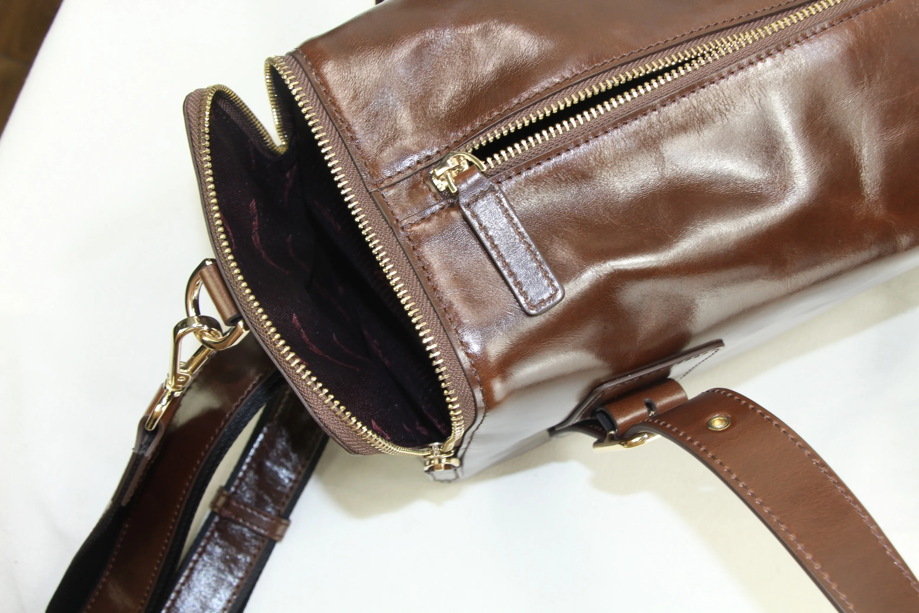 fashion design women handbag genuine leather bag