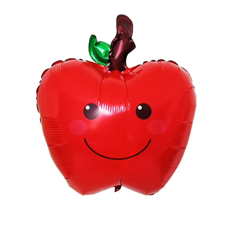 18 Inch Red Apple Helium Foil Balloon Christmas Decoration Merry ...